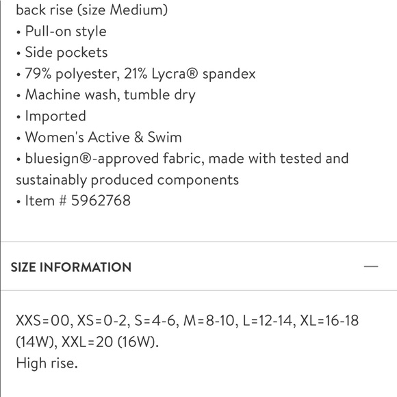 Zella High Waist Studio Lite Pocket 7/8 Leggings - Picture 6 of 6